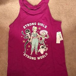 Disney youth magenta toy story tank top
